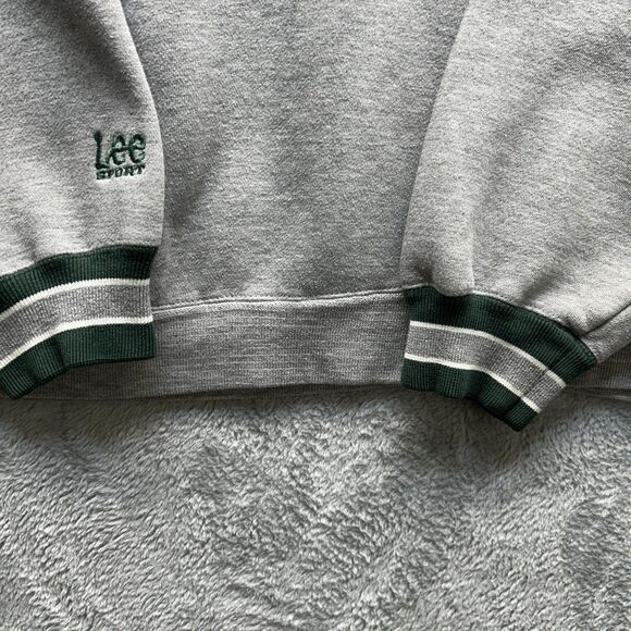 Vintage Milwaukee Bucks Sweatshirt Sz XL Gray Green NBA Basketball Crewneck 90s - Picture 13 of 14